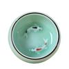 Chinese Longquan Celadon Porcelain 1pcs Tea cup,China Teacups and SaucerTea Bowl Golden Fish 60ml China Tea Pot Celadon Teacups