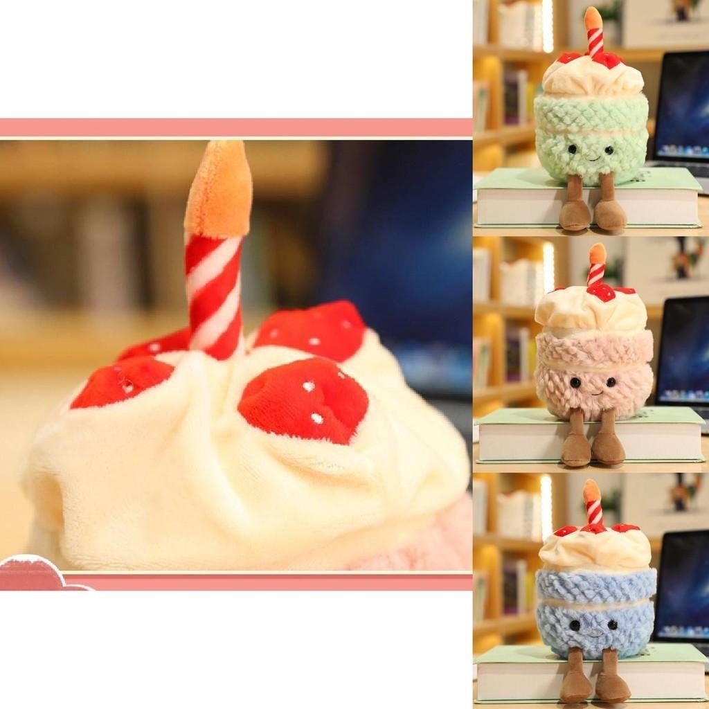Очаровательная плюшевая игрушка Jellycat в виде торта на день рождения, 28 см