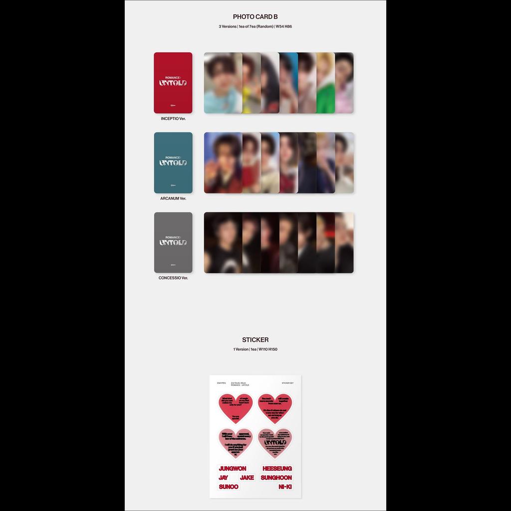 ENHYPEN РОМАНТИКА : Альбом UNTOLD