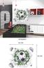 Wall stickers football 3D in brick