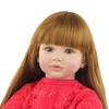 BZDOLL 24-дюймовая мягкая силиконовая кукла Reborn для малышей, игрушки для девочек 60 см, наряд с длинными волосами, платье принцессы, как живой ребенок, подарок на день рождения