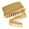 5 Yards Gold Silver Fringe Tassel Trim Polyester Fibre Fringe Lace Trim Ribbon Crafting Lace Sewing Trim for Curtain Clothes Ho