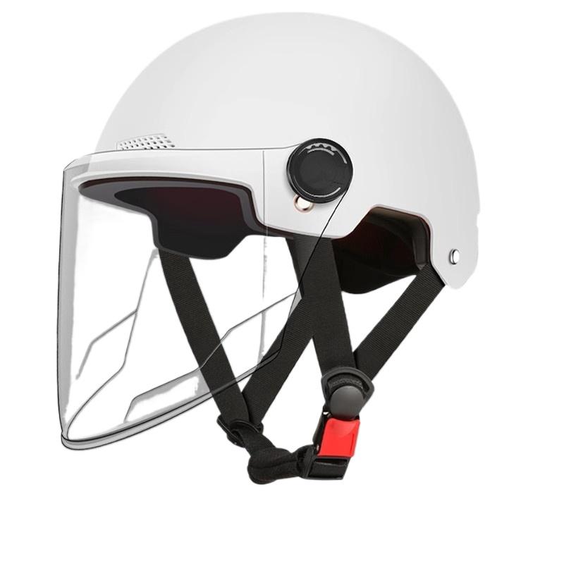 Шлем Электромобиль Женский и Мужской Мотоциклетный Аккумуляторный Автомобиль Полушлем Летняя Защита от Солнца Полный Шлем Оптом Езда Дышащий и Легкий