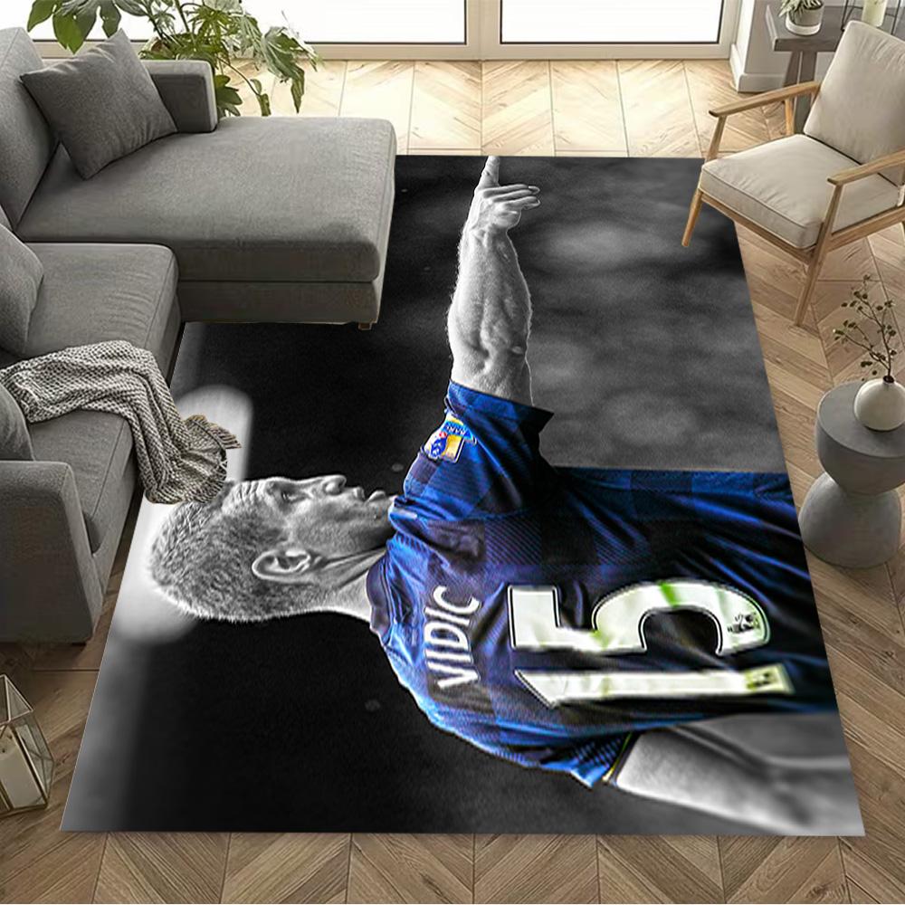 Manchester United's Rainy Day Hero Floor Mat Suitable for Outdoor Balcony Decorate room Foyer Anti-slip Rug Decorate Offices Perfect Gift for Women/Me