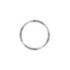 Для Garmin Fenix 8 47 мм Металлическое кольцо-безель для стайлинга, Круг циферблата часов, Серебристые/Черные буквы
