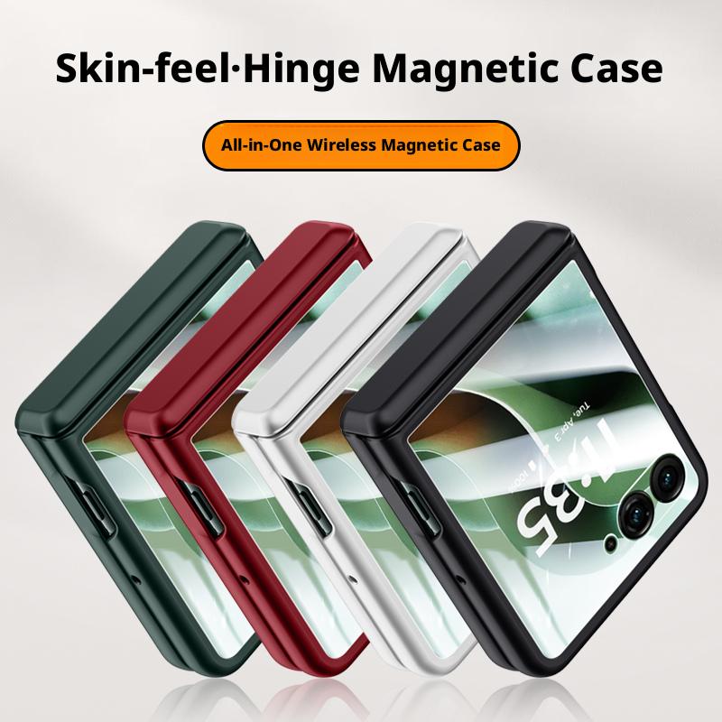 Матовый безопасный для кожи чехол для Motorola Razr 60 50 Ultra, магнитный складной шарнир, всесторонний противоударный чехол-крышка