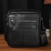 Вертикальная деловая мужская сумка на плечо из натуральной кожи, новая модная повседневная сумка из мягкой кожи, модная сумка через плечо из воловьей кожи с верхним слоем