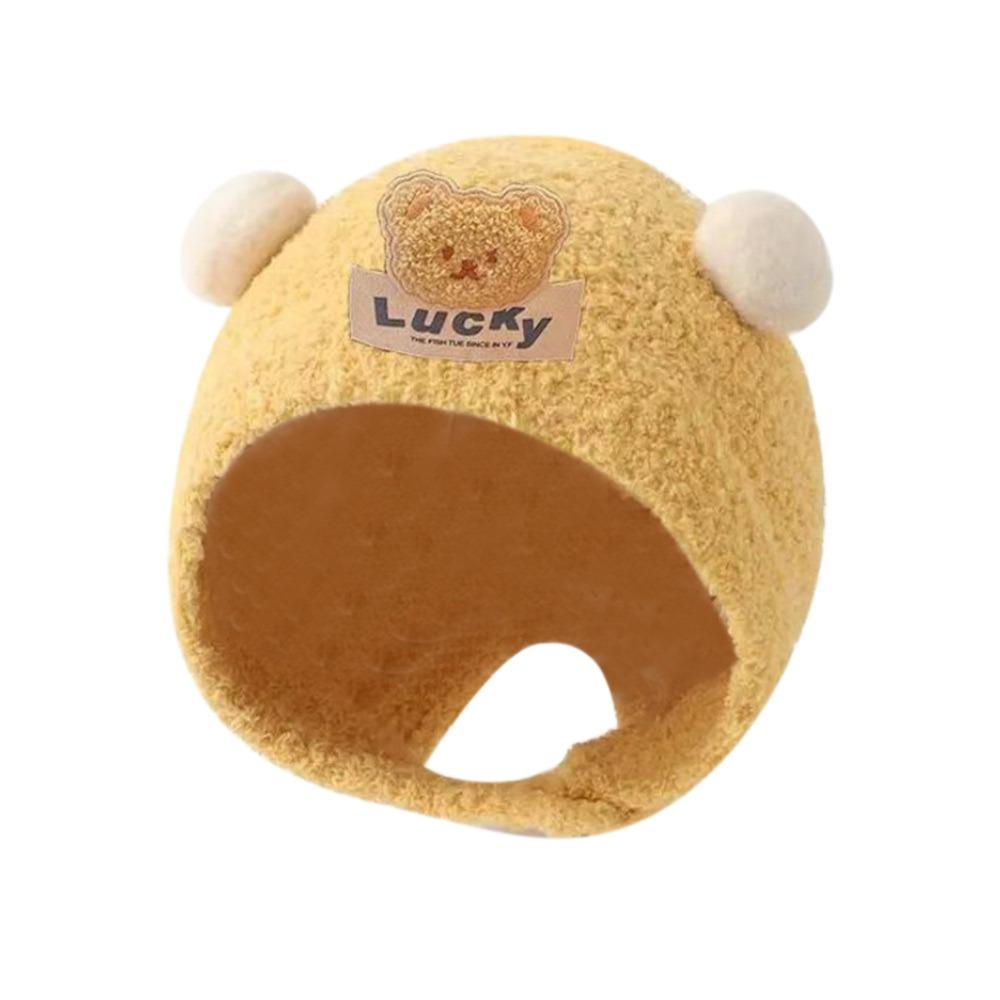 Мультяшные осенне-зимние шапки, утолщенная шапочка для новорожденных, шапка для малышей, теплая шапочка, для улицы