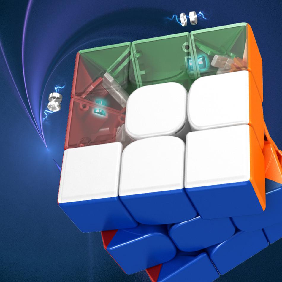 RS4M 2020 Magic Cube Magnetic Moyu RS4 M 4x4x4 Cubo Magico RS4M 4x4 Magnetic Cube SpeederCube Puzzle Toys for Children Gift