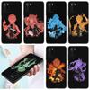 Чехол для телефона Genshin Impact с аниме для Xiaomi Redmi Note 7 8 9 10 Lite 11 11E 11T 12 Pro 11S 4G 10T 5G 8T 9S 10S, черный чехол из ТПУ