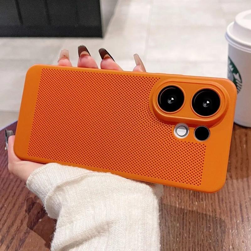 Для Vivo X200 FE Термостойкий Жесткий Чехол для Телефона для VIVO V60 S30 Pro Mini X200 Ultra X100 S Охлаждающий Сотовый Сетчатый PC Корпус