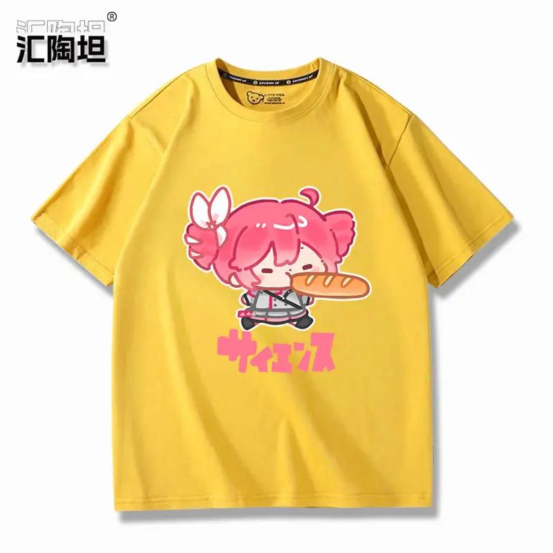 Акцентные Бейсболки Teto Co Фирменные Hatsune Miku Окружающие Мультяшные Печатные Футболки для Мальчика и Девочки Летние Аниме Новые Футболки