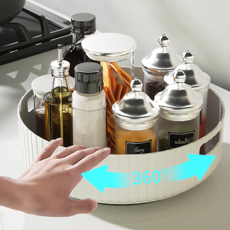 Rotating Kitchen Countertop Spice Organizer