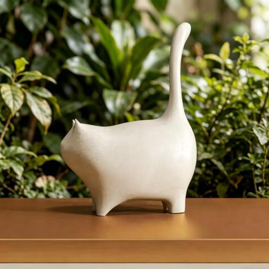 3D-печатное украшение-кошка Yousheng, матовая текстура, минималистичное украшение-кошка для гостиной, кабинета, офиса, кафе, настольный подарок для любителей кошек