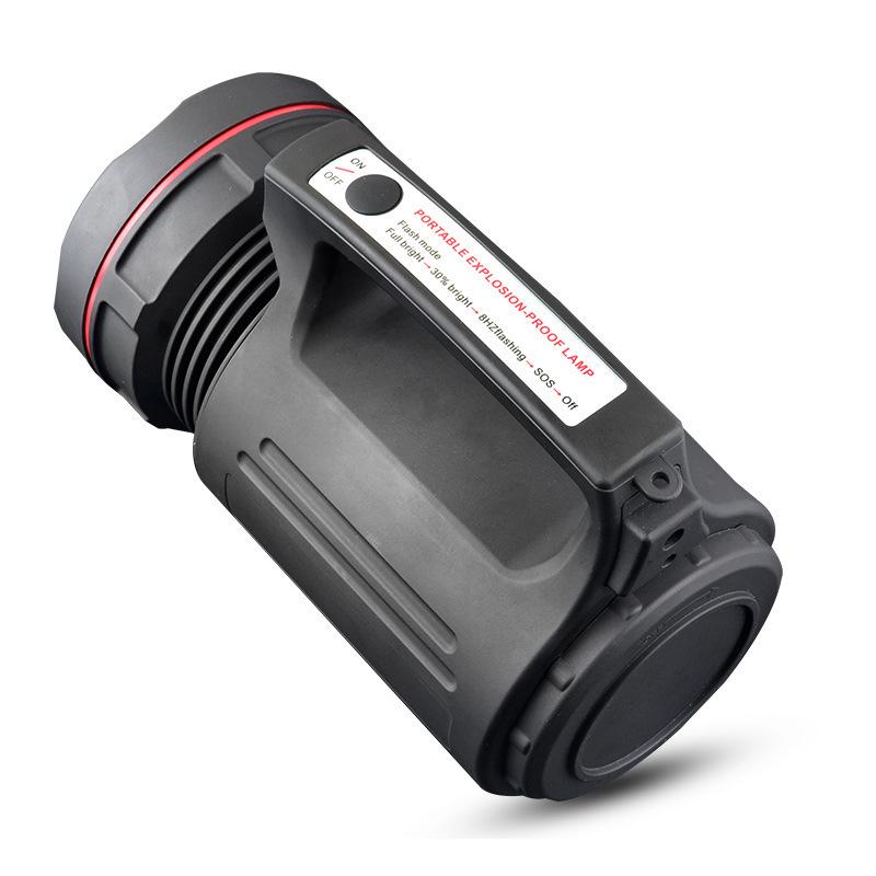 Мощный белый свет, сильный свет, прожектор, ручной светодиодный литий-пластмассовый фонарик, ночной светильник для рыбалки и охоты