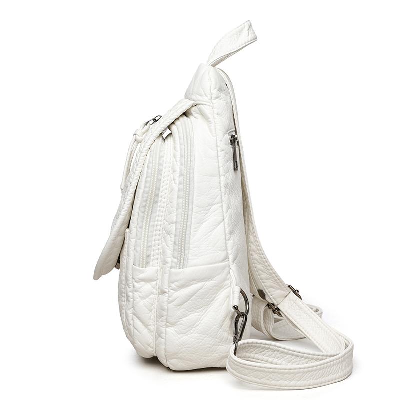 Маленький рюкзак многофункциональная нагрудная сумка сумка через плечо PU женский рюкзак