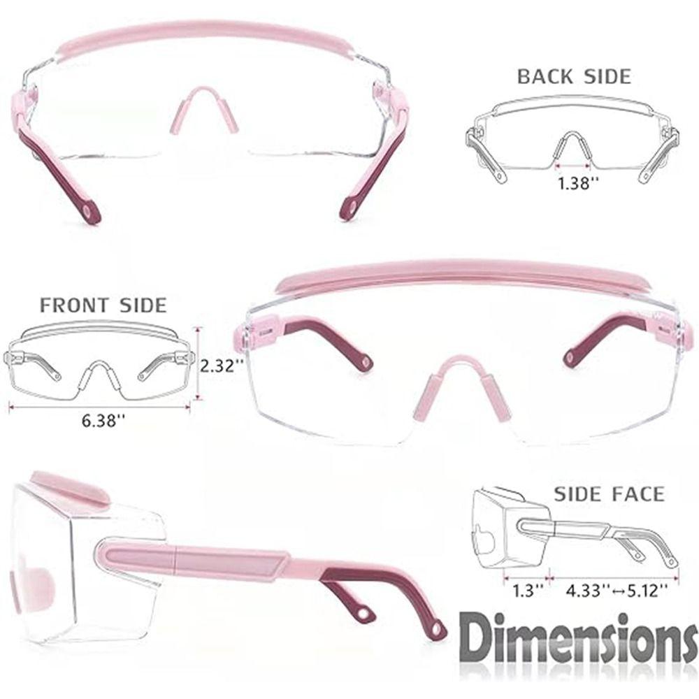 Polycarbonate Safety Glasses Impact Resistant Protective Lens Durable Protective Eyewear