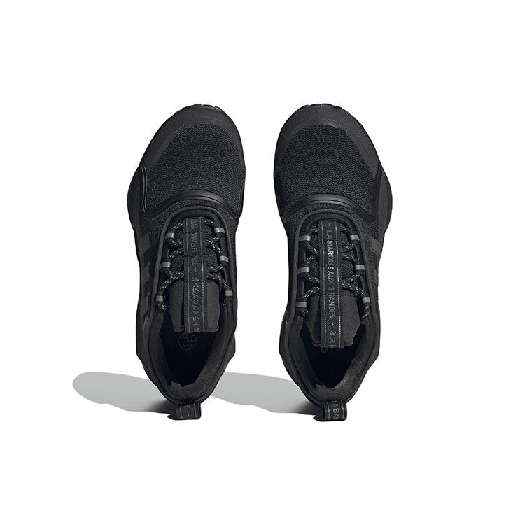 adidas NMD_R1 V3 Черно-серые женские кроссовки Core-Black Grey-Three Grey-Five HQ4278
