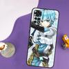 Чехол Genshin Impact Chongyun для Xiaomi Redmi Note 13 14 Pro 12 9 10 11 Pro 10S 11S 12S Redmi 14C 13C 10C 12C