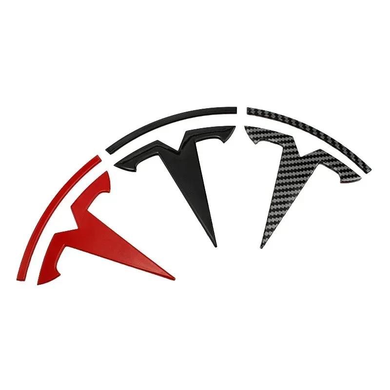 ABS для Tesla Model 3 Mode Y Автомобиль Передний Капот Логотип Крышка Эмблема Наклейка Стайлинг Кузов Авто Задний Багажник Значок Аксессуары