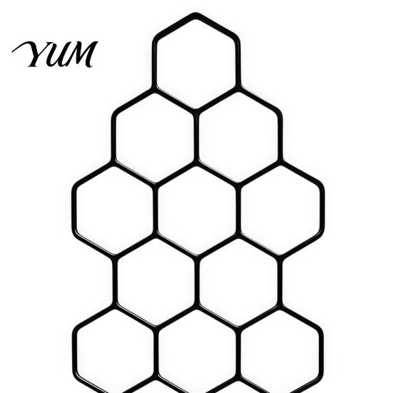 Climbing Plant Accessories for Home Metal Honeycomb Trellis Potted Plants, 13.8" Small Support Stakes Indoor Foliage Hoya Pothos Ivy And Houseplants,