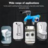 2 In1 Universal Interface Faucet Double Outlet  Home Bathroom Hose Irrigation Fitting Plastic Connector