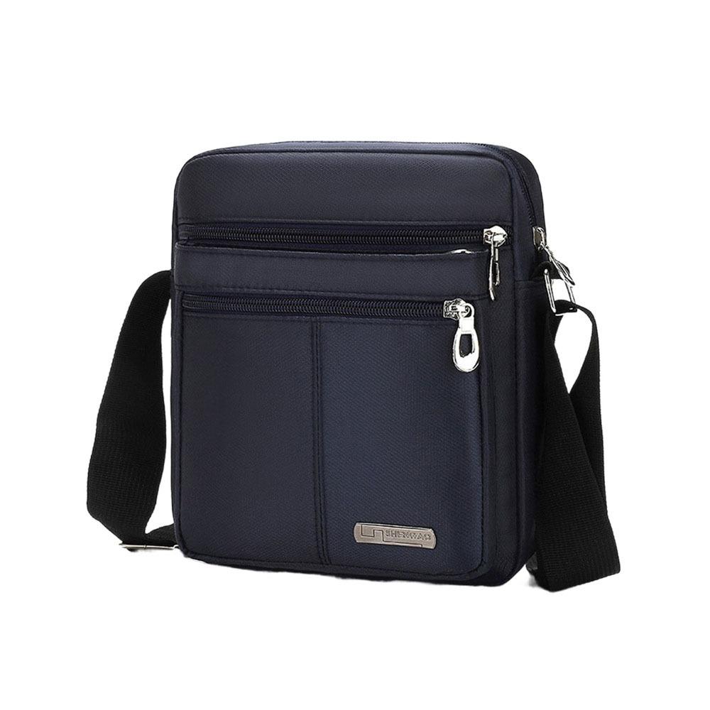 Oxford Cloth Male Crossbody Bags Multi Layer Messenger Bag Casual Men's Shoulder Bag for Home