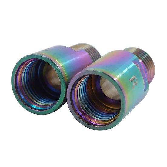 2 шт. Удлинители педалей горного велосипеда 20 мм Сверхпрочная сталь MTB Шоссейный велосипед Шпиндель Педаль Удлинительный вал Проставка Адаптер Велосипедные аксессуары