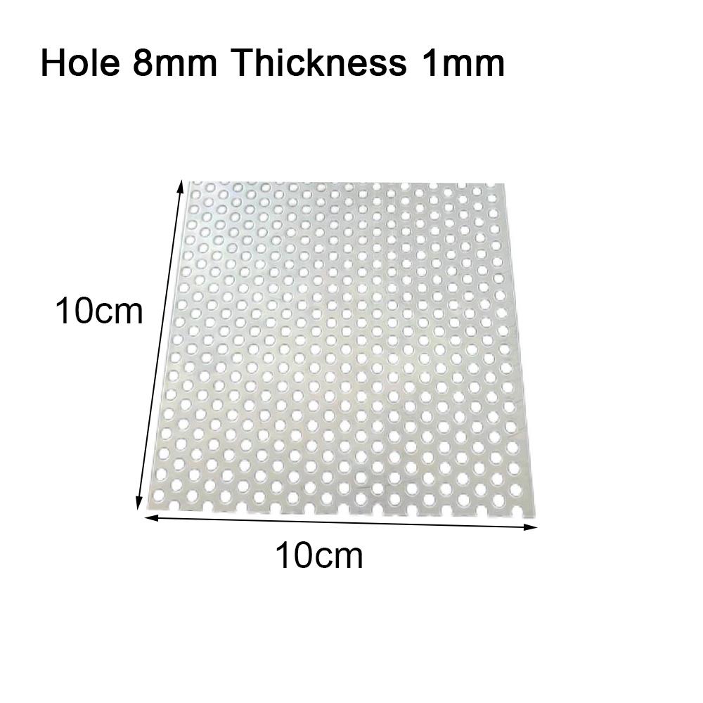 Перфорированная сетка из нержавеющей стали 304, фильтрующая сетка толщиной 1 мм, вихревые сливные крышки Металлические сливные крышки Защитный коврик для решетки для растений