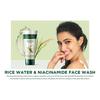 Biotique Rice Water Niacinamide Gel Face Wash 100ml For Glass Skin Brightening Oil Control Men Women