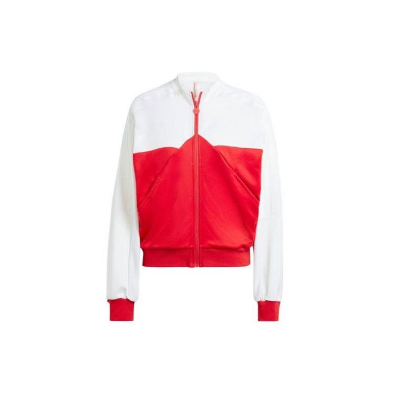 adidas Женская короткая спортивная куртка Originals в красно-белую цветовую блокировку IM5008