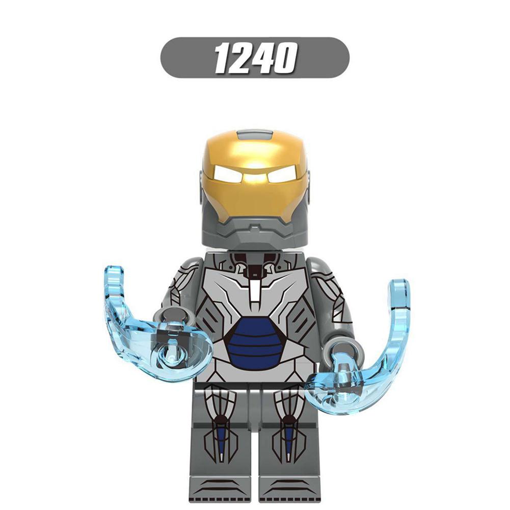 Минифигурки, строительные блоки, Мстители 4, Железный человек, строительные кирпичи, игрушки для детей, игрушки для раннего обучения