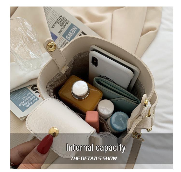 Трендовая женская сумка-ведро высокого класса 2025: Летняя мода Сумка кроссбоди и на плечо