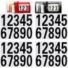 Водонепроницаемая самоклеящаяся светоотражающая наклейка с номером Номера адреса Наклейка на почтовый ящик Наклейка на почтовый ящик