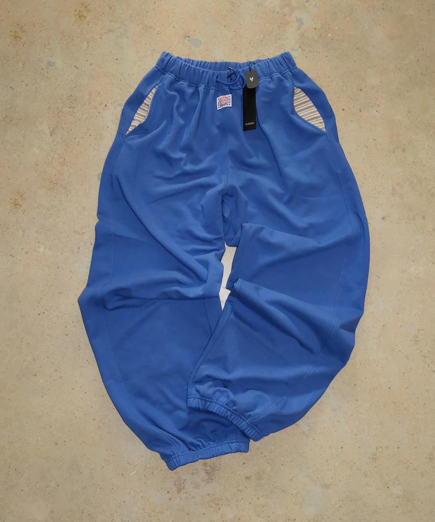 FIELDMANUAL Striped Pocket Sweatpants Blue