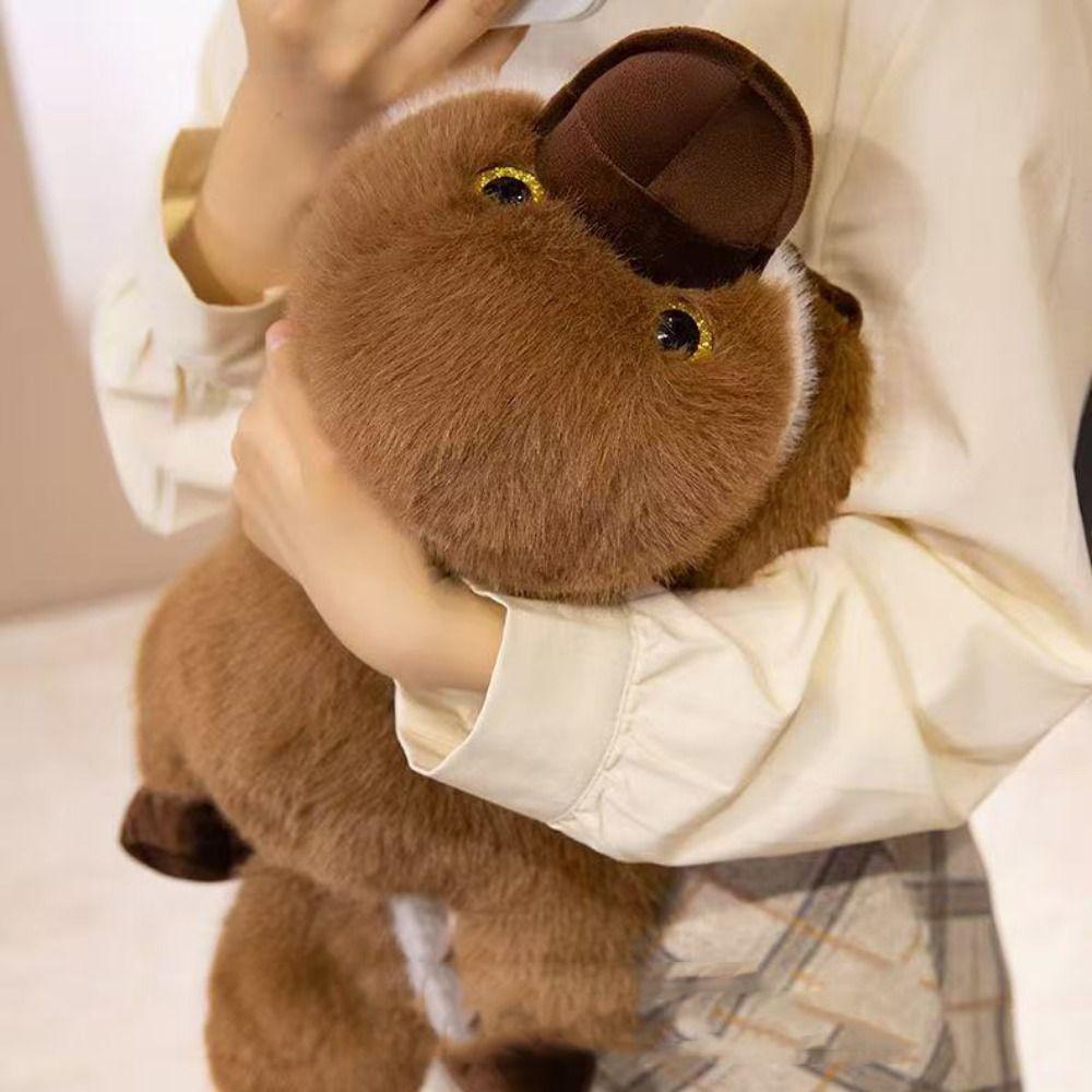 Super Soft Simulation Platypus Toy Fluffy Material Stuffed Animal Doll Christmas Gift