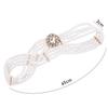 Elastic Metal Buckle Flower For Girls Dress Decoration Faux Pearl Korean Belt Women Waistband