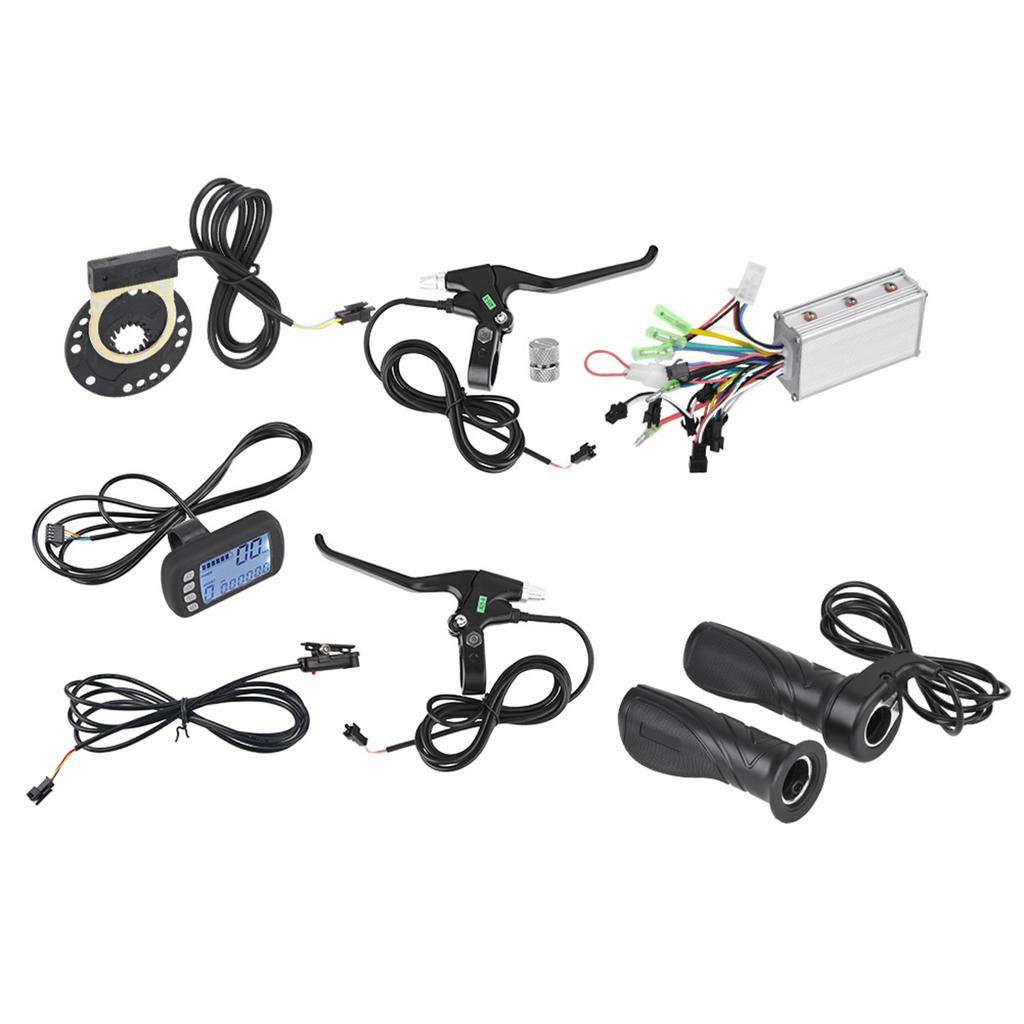 36V 48V 250w 350W Бесколлекторный контроллер двигателя Комплект ЖК-панели для электровелосипеда Электрического велосипеда Скутера
