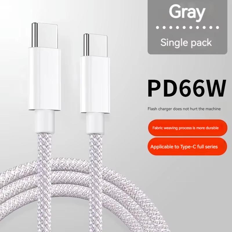 1M 1.5M 2M USB-C на Type C цветной кабель для 15 Pro Max PD 60W быстрая зарядка для Xiaomi Samsung плетение кабель аксессуары