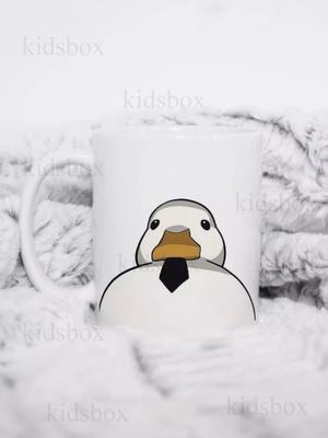 Кружка Гусь с принтом керамическая чашка Duck 330 мл 