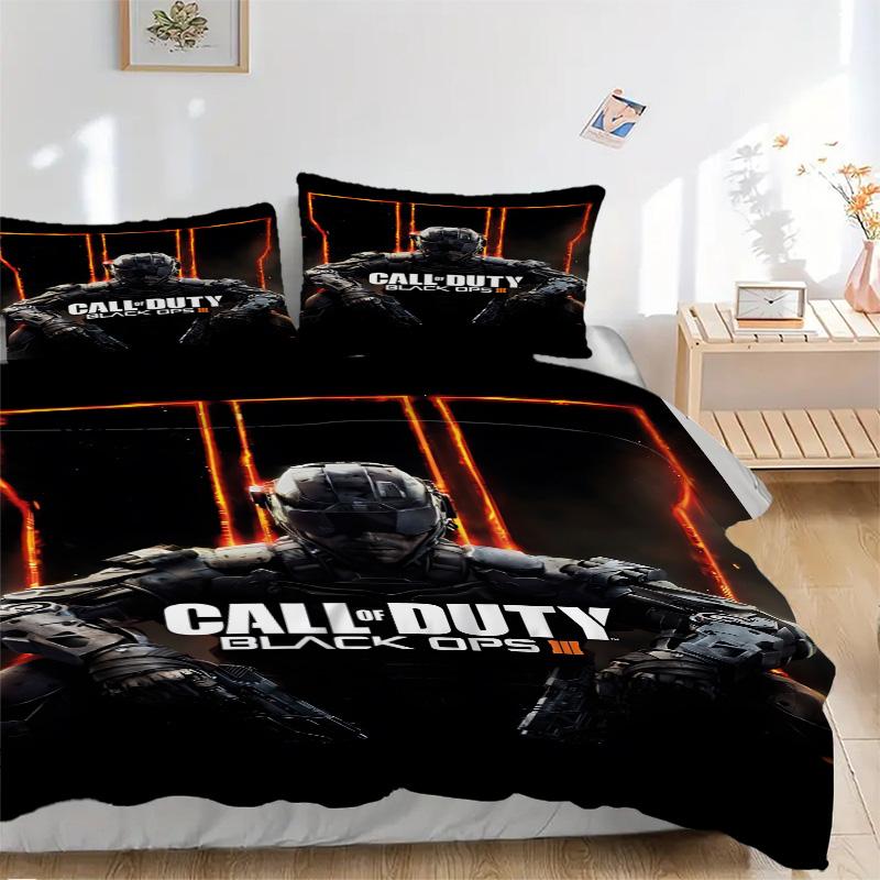 Call Duty Black Ops Iii Print 3Pcs Bedding Setduvet Cover With 2 Bedropillowcase Home Birthday Gift