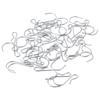 80pcs Stainless Steel S Shaped Metal Hooks Clip Stainless Steel Metal Hangers  Kitchen Lights