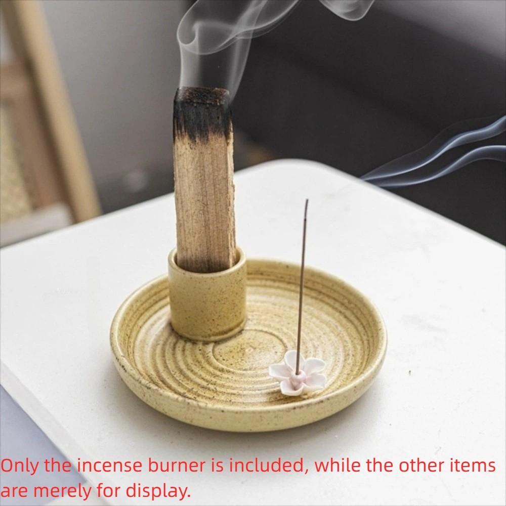 3 in 1 Sage Palo Santo Holder Incense Stick Holder  for White Sage & Palo Santo & Cone