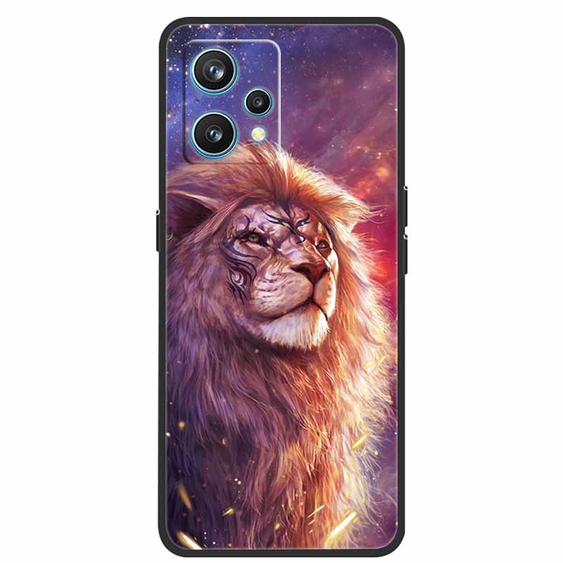 Чехол для Realme 9 RMX3521 Ударопрочный Мягкий силикон ТПУ Задняя крышка Для телефона Realme9 4G Чехлы Realme 9 6,4 дюйма Милый мультяшный чехол-сумка