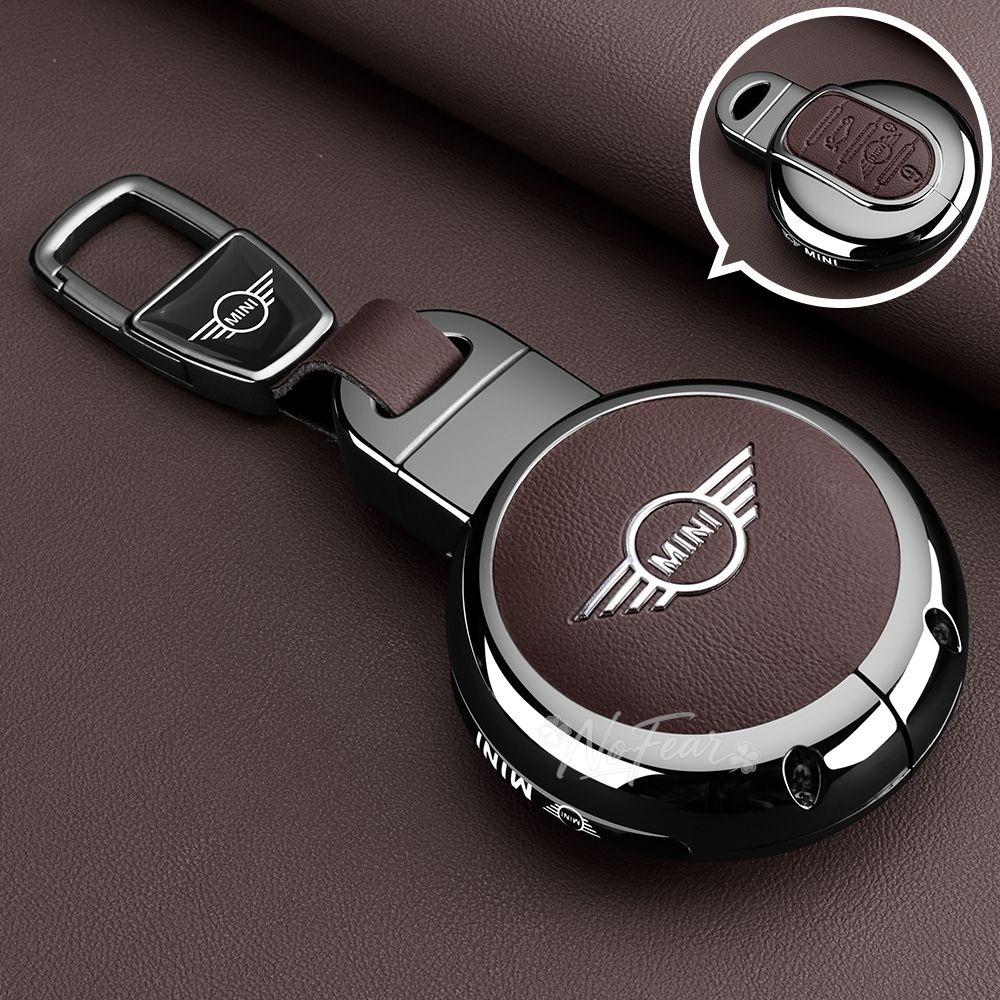 Zinc alloy Car Remote Key Cover Case Shell Protector For BMW MINI COOPER S ONE JCW F54 F55 F56 F57 CLUBMAN COUNTRYMAN Stickers UT1