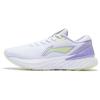 Li Ning Yue Ying 2.0 Stability Cushioning Low Top Running Shoes Women Running Shoes White Purple ARHS022-2