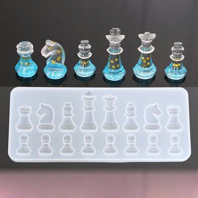 Новые креативные шахматные фигуры, смола, эпоксидная форма, силиконовая форма, инструменты для рукоделия «сделай сам»