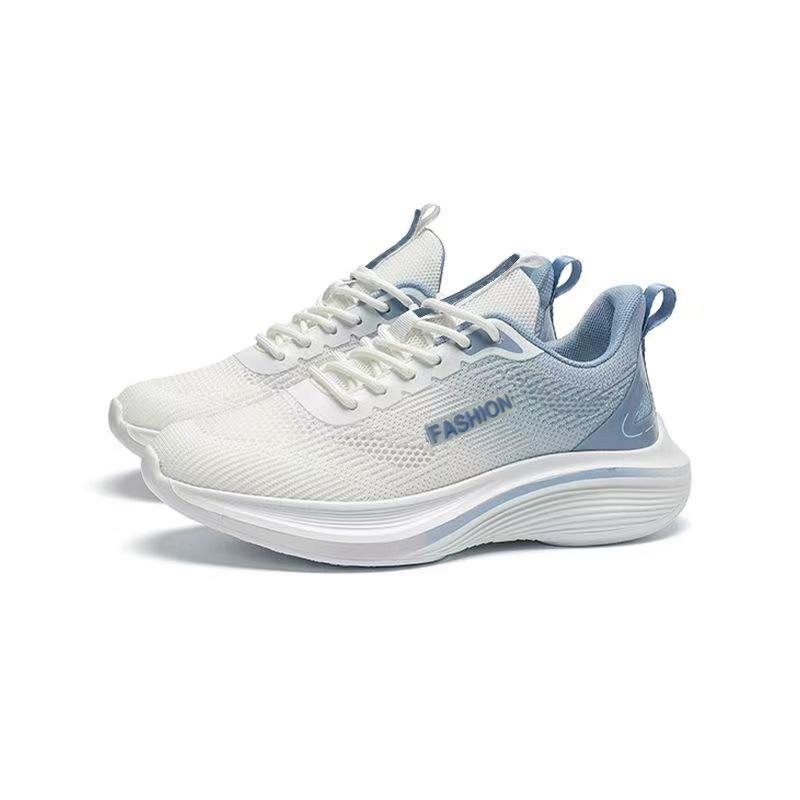 Autumn new breathable fly knit shoes ins student running sneakers, casual shoes shoes
