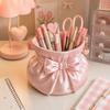 Multi-function Bow Pen Holder 3D Printed Makeup Brush Storage Case Cute Storage Box  Desktop