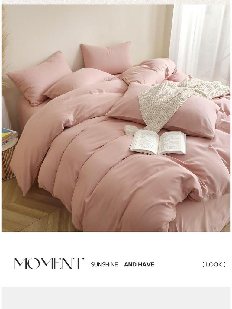 Princess Style 100% Cotton Double-Layer Gauze 4-Piece Bedding Set - Skin-Friendly and Baby-Safe